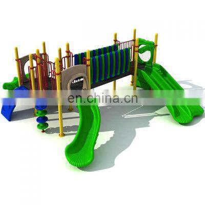 Children wooden series jungle gym jumping outdoor playground equipment