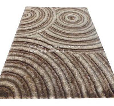 Yamei Lagend 3D High Quality Polyester Shaggy Carpet Korea Silk Shaggy Carpet and Rug photo-2