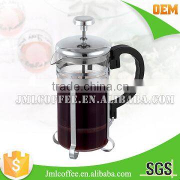 Chrome Coffee Pot,Coffee Plunger,Stainless Steel French Press B07