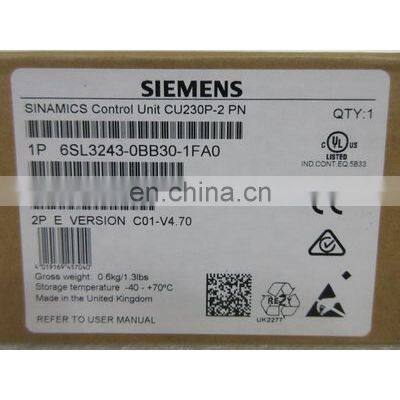 1PC NEW SIEMENS 6SL3243-0BB30-1FA0 SINAMICS G120 Control Unit CU230P-2 PN