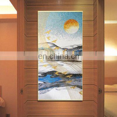 Flower Mexican Mosaic Tile Mural,ceramic Tile Molds Glass Tile Mosaic Mural