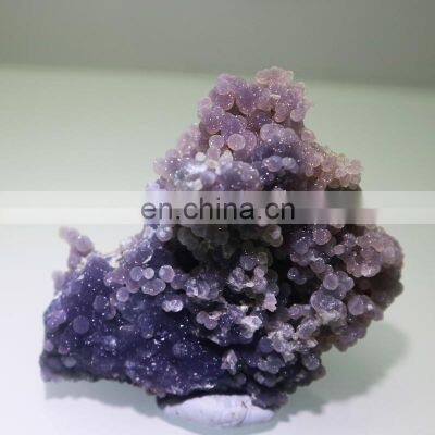 Novelty Gifts Crystals Healing Stones Amethyst Semi-Precious Stone Grape Agate Botryoidal Purple Chalcedony Crystal Crafts photo-3