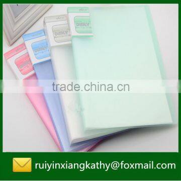 A4 Transparent eco-friendly PP Clear custom Display Book