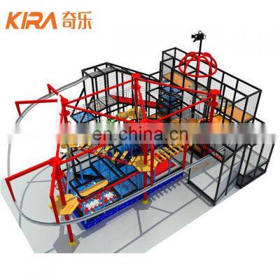 Professional Roller Coaster Zip Line For Amusement Park photo-3