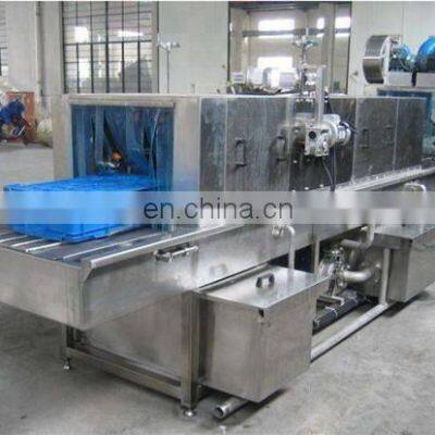 Efficient Cages Cleaning Line Steam Heating Plastic Basket Washing Machine photo-2