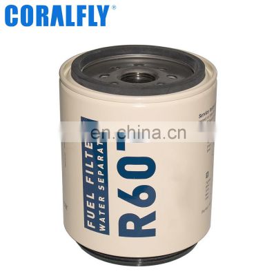 Coralfly Diesel Fuel Water Separator Filter Assembly R60T P559852 P552852 P551852 for Marine Outboard