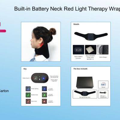 Newest Led Therapy Light for Pain Management Healthcare Pad Wraps Face Mask Wands photo-3