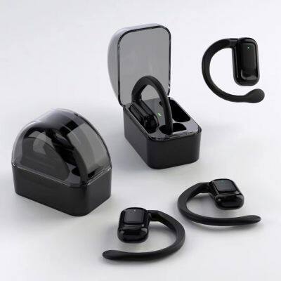 Handsfree Wireless Bluetooths Type C Bone Conduction Earphones Clip TWS Earbuds photo-5
