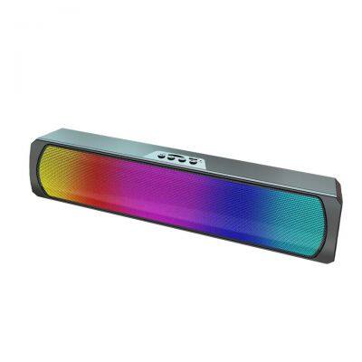 RGB light gaming desktop Wireless speaker Stereo Sound bluetooth Usb Computer Soundbar