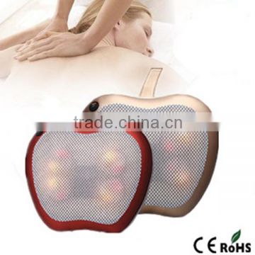 electric heated car massage cushion,car lumbar shiatsu massage pillow