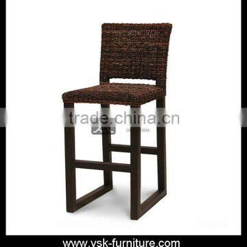 BC-064 Rattan Coffee Shop Counter Bar Chair