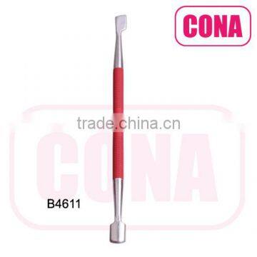 high quality 2 sides stainless steel cuticle nail pusher