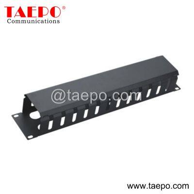 13 fingers 2U rackmount Metal cable wire management