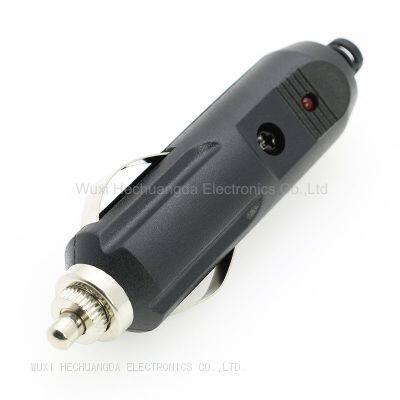 Car Cigarette Lighter Male to Female Plug Jack With Built-in Fuse Indicator Lamp 12V 24V ABS Car Cigarette Lighter Socket photo-2