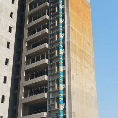 Building Double-layer Garbage Chute, Roof Garbage Chute System, Support Bracket photo-3