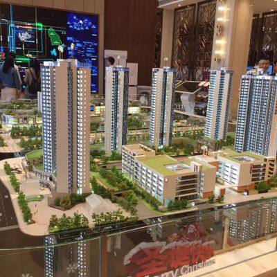 Simulation building sand table model production factory