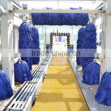 Tunnel Car Wash 9Brushes PE-T9 40000USD Automatic Up Down Drying System