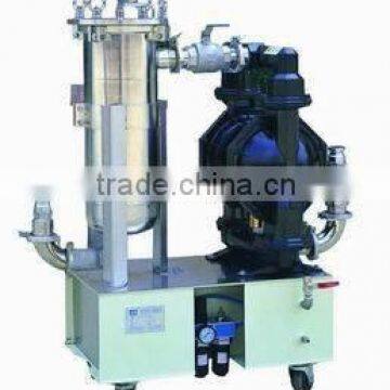 Bag filtering machine