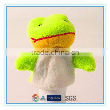 Frog finger puppet toy for children