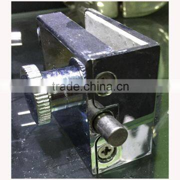 FT-72 Sliding Glass Door Lock Turn Knob Lock Glass Fitting Patch Fitting for Frameless Door photo-2