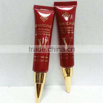 Red plastic tube, packaging tube