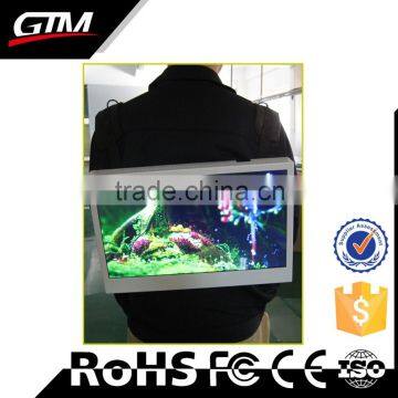 walking advertisement lcd player 3g led advertising display network connection equipment backpack lcd advertising player