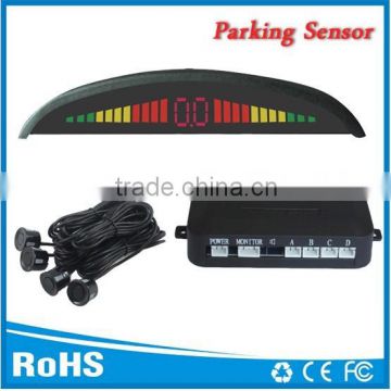 Good quality Car led parking detector sensor with 3 digital leds and Bibi sound alarm