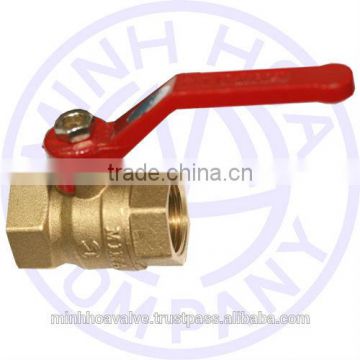 NIKEL PLATED BRASS BALL VALVE FOR WATER DISTRIBUTION