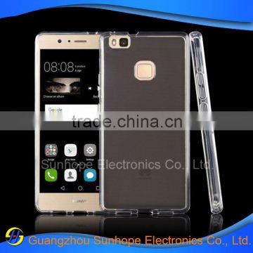 New Transparent tpu soft cell phone case for Huawei Ascend P9 lite tpu cover