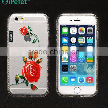 iPefet-Phone Accessories Flowers Printing Cell Phone Protect Case For iPhone6, Case for iPhone 6 with flower patterns
