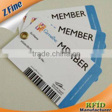 Unstandard Shape PVC Card with Punching hole