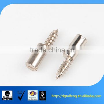 nickel coated slotted eccentric cylinder head screw