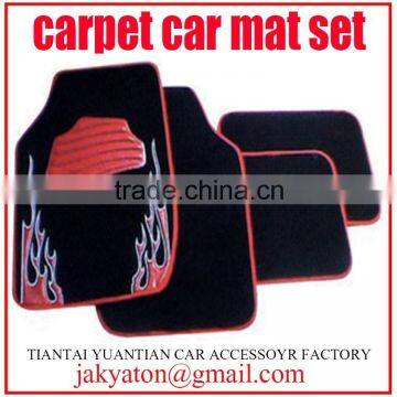 carpet car floor mat,car mat with pvc,cheap and non slip car universal mats car accessories