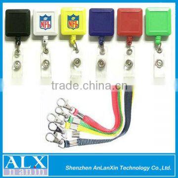 Customized custom lanyard badge reel with different color