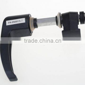 Nylon handle lock for air handling unit in HVAC system