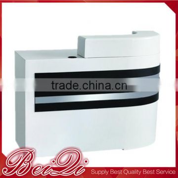 Simple Black Stripe Beauty Salon Checkout Counter, Common Receiption Desk for Salon Shop