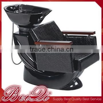 GuangZhou Supplier Hot sale barber shop equipment black shamppoo chair