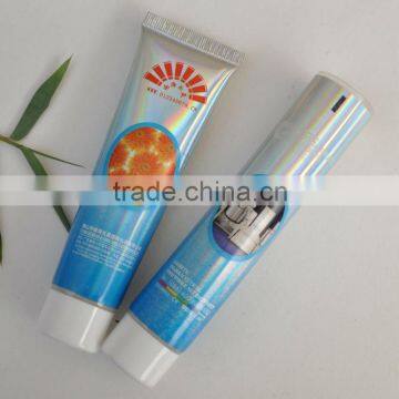 plastic cosmetic tube for toothpaste