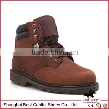 2014-2015 best -selling Genuine leather Goodyear boot work boots for woodland & farmland, Agriculture working boots