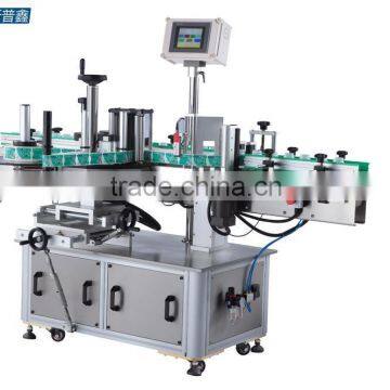 Guangzhou Quality Premium Semi Automatic Double Side Bottle Label Machine With PLC Control photo-3