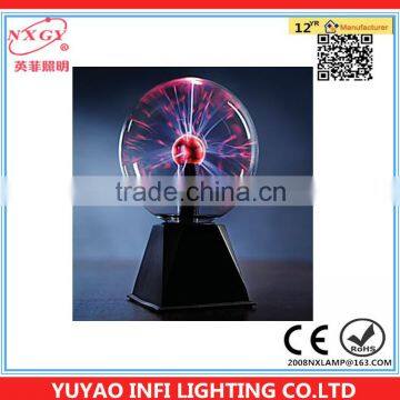 Creative Round Shape 6&5inch Glass Plasma Ball Show Magic Light, High Quality Led Magic Ball Light