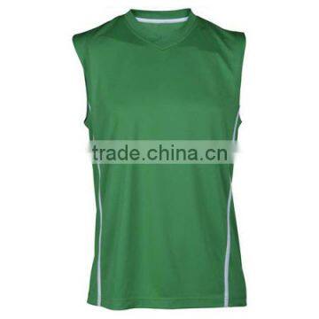 Basketball Sleeveless T-Shirt Green