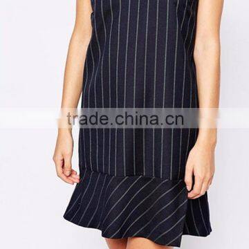 Navy Blue Sheath Dress Woman Clothes Hippie Tent Dress photo-5