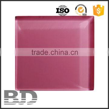 Purple BJD Parquet Alibaba China Supplier Solid Color Glass Mosaic Tile