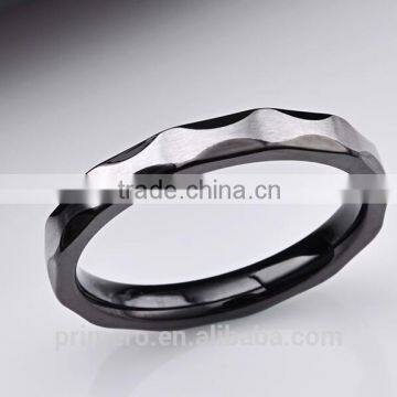 316L Stainless Steel Black Fine Jewelry Rings For Men Wedding Jewelry photo-6