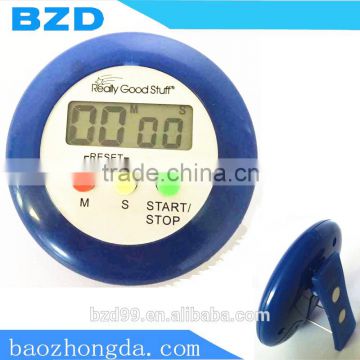 Standing Round Plastic ABS Count Down and Count Up Timer with Magnet Clip/ Best Promotional Items and Household Necessary