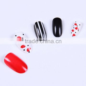 Easy use fake finger nail designs good ideas to help you make a beautiful nail at home