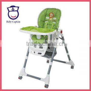 folding plastic infant high table chair of baby