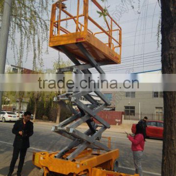 electric self propelled hydraulic small scissor lift