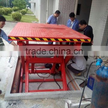 CE Fixed scissor lift platform stationary scissor lift tables Car hydraulic electric LIFT